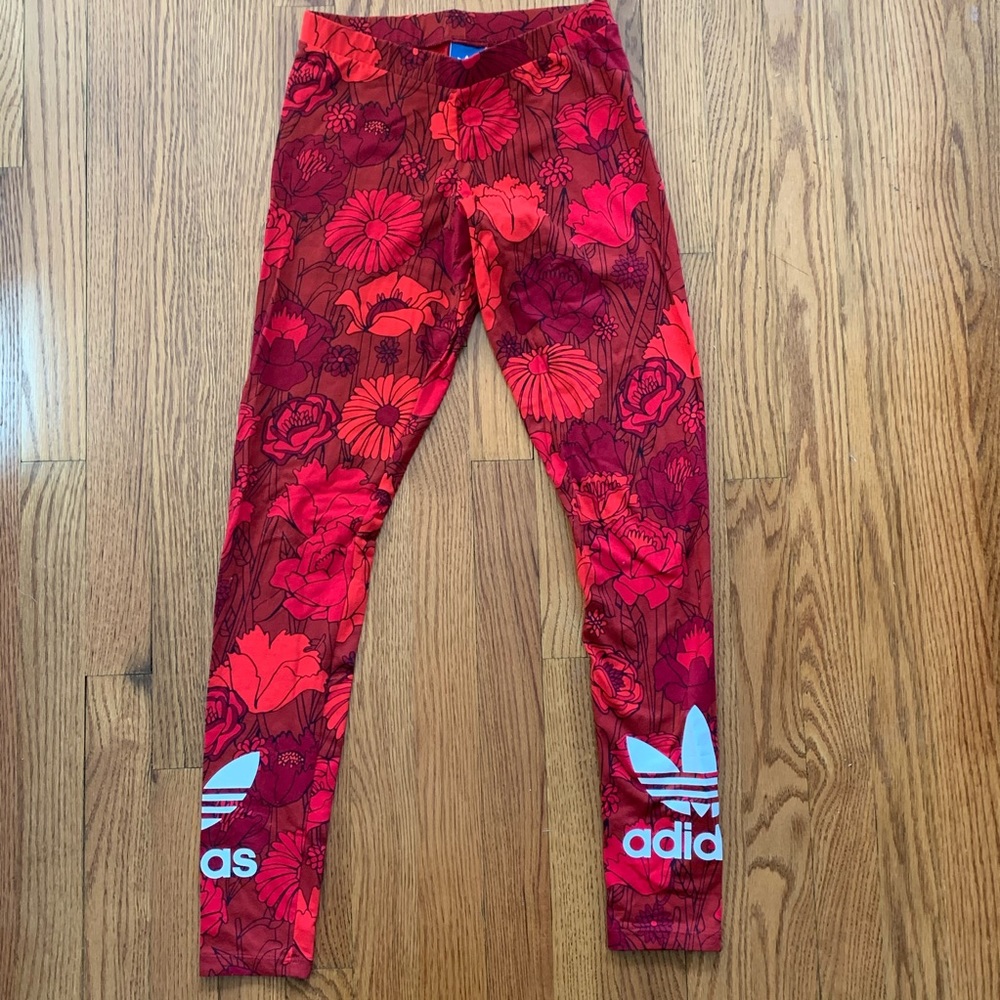 Floral Adidas Leggings